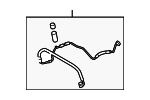 3C0820743BG - HVAC: AC Hose for Volkswagen Image