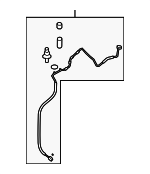 3C0820741AK - HVAC: AC Hose for Volkswagen Image
