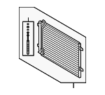 3C0820411D - HVAC: Condenser Assembly for Volkswagen Image