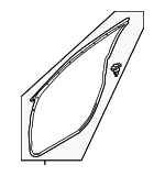 VA4059760 - Body: Door Weather-strip for Mazda: CX-50 Image