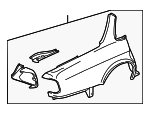 FNC3320AA - Body: Quarter Panel for Jaguar Image