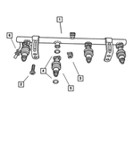 5014312AA - Fuel: Fuel Rail for Mopar Image