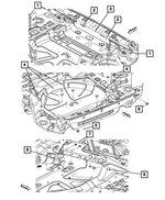 68073529AA - Body Sheet Metal Except Doors: Plug, US for Chrysler: 200 | Dodge: Dart | Fiat: 500L, 500X | Jeep: Cherokee, Renegade | Ram: ProMaster City Image