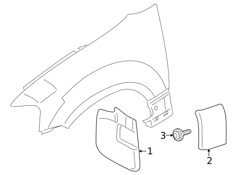 Exterior Trim - Fender for 2015 Lincoln Navigator #0