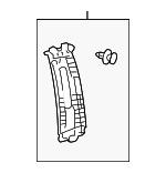 6241152150E0 - : Upper Center Pillar Trim for Toyota Image