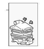 220200D010 - Engine: Air Cleaner Assembly for Toyota: Corolla Image