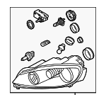 5K0941006D - Electrical: Headlamp Assembly for Volkswagen Image