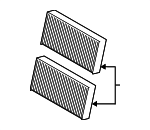 64116823725 - : Cabin Air Filter for Mini Image