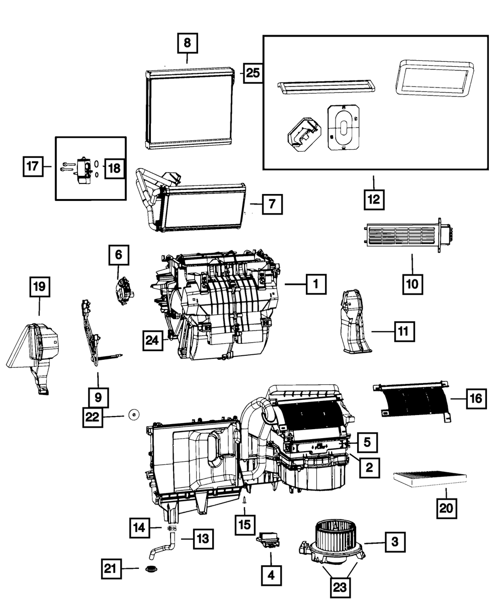 Cabin Air Filter - Mopar (LS058693AA)