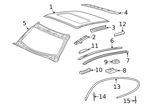 Roof & Components for 2011 Porsche 911 #0