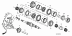 23210RPHA02 - Transmission - Manual: MAINSHAFT for Honda Image