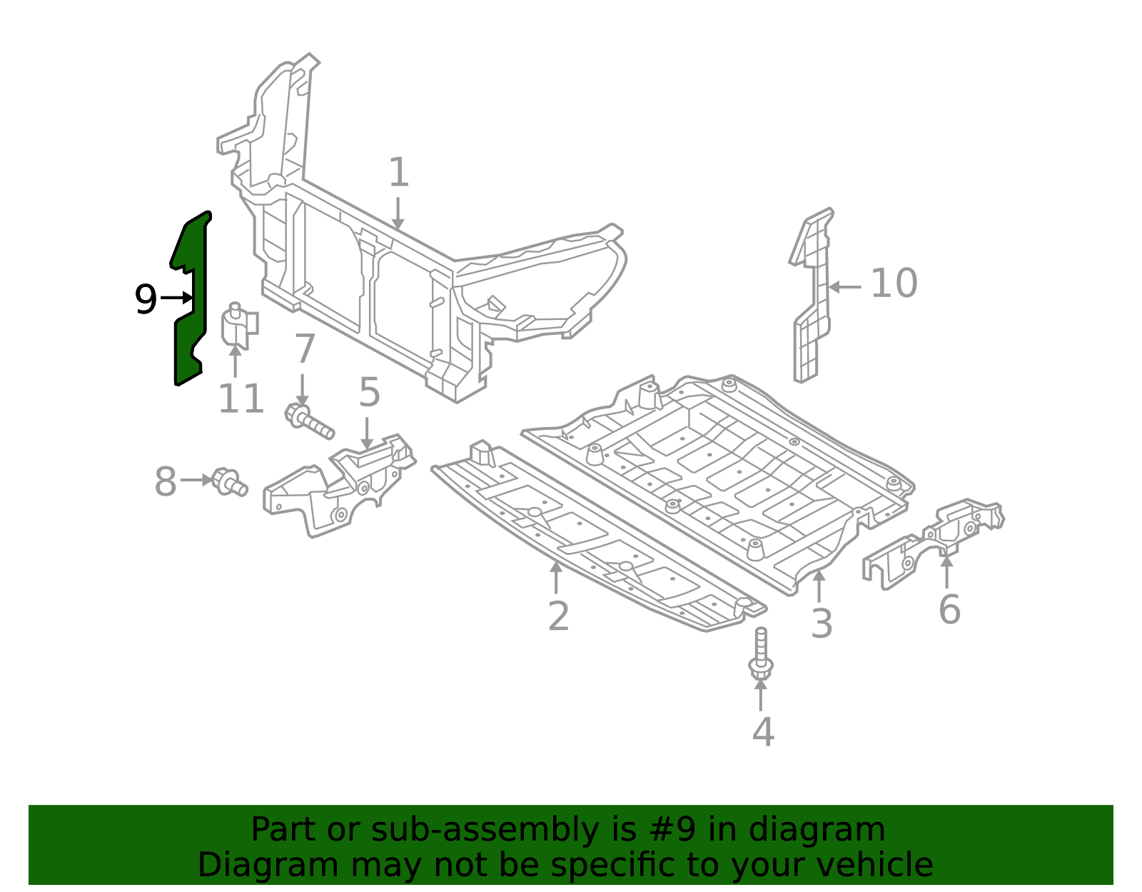 Radiator Air Deflector - OEM Engine Cooling Channel | AutoNation Parts