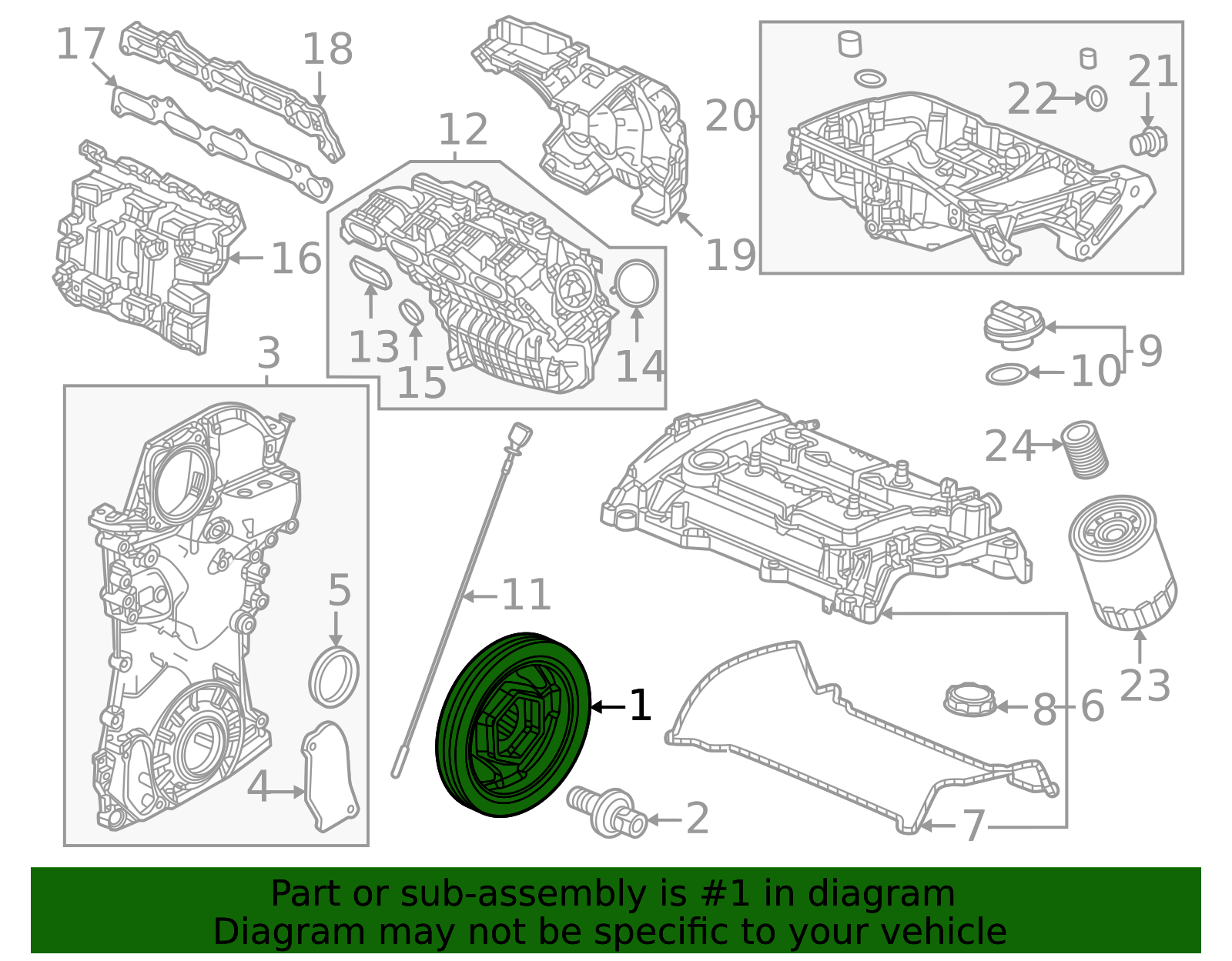 13810-6MD-A01 - Pulley Honda Parts Online