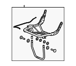 82136T7WA01 - Body: Cushion Frame for Honda: HR-V Image