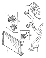 1KM959455E - Cooling System: Fan Blade for Audi Image image