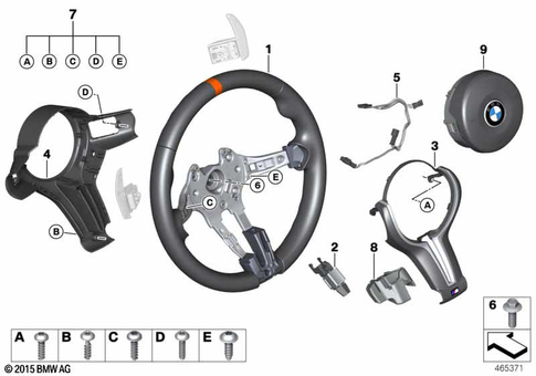 Steering Wheel for 2016 BMW M4 GTS #0