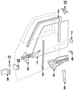 5200781 - Body: Glass for Dodge: Omni Image