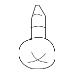 35410516A - Body: Bumper Cover Screw for Suzuki Image