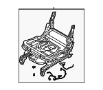 89500S8DB0NNB - Body: Cushion Frame for Hyundai: Palisade Image