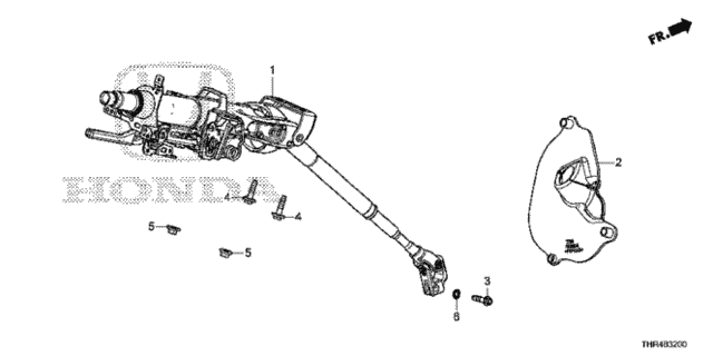Steering Column for 2021 Honda Odyssey #0