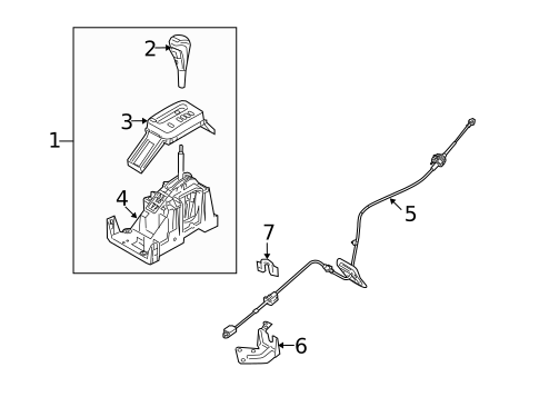 Gear Shift Control for 2008 Ford Taurus X #0