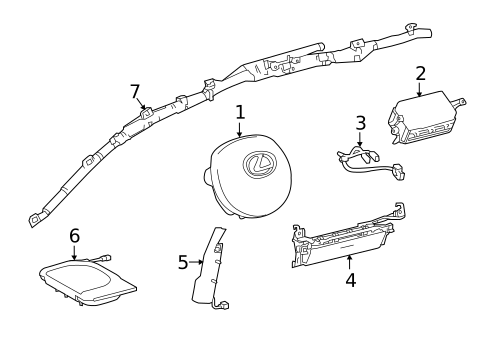Air Bag Components for 2020 Lexus NX300 #0