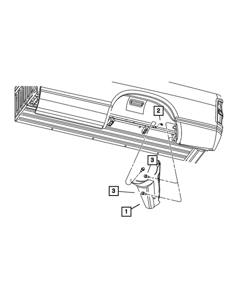 Aperture Panel, Pillar Supports and Cab Back  for 2009 Dodge Ram 2500 #2