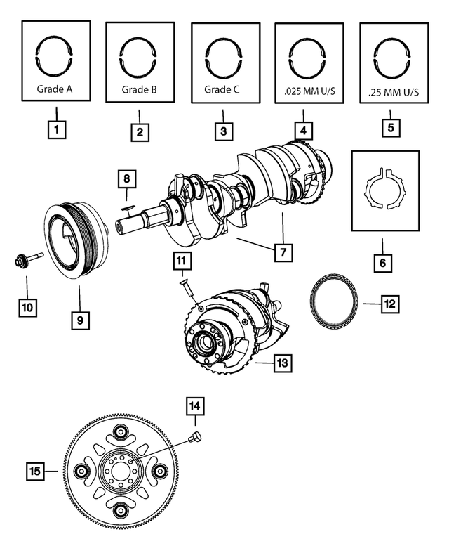 6504480 - 4.7L Gas; Engine: Screw, Mounting for Mopar Image image