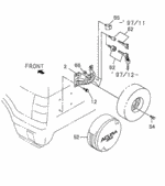 8971384560 - Body/Air Conditioning: CARRIER, SPARE TIRE for Acura Image