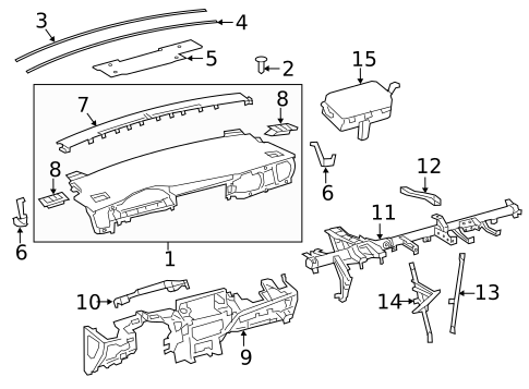 Instrument Panel for 2016 Scion iM #0