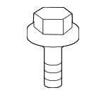LR007475 - Electrical: Battery Box Screw for Land Rover: LR3, Range Rover Sport Image