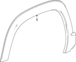 26344436 - : Wheel Opening Molding for GM Image