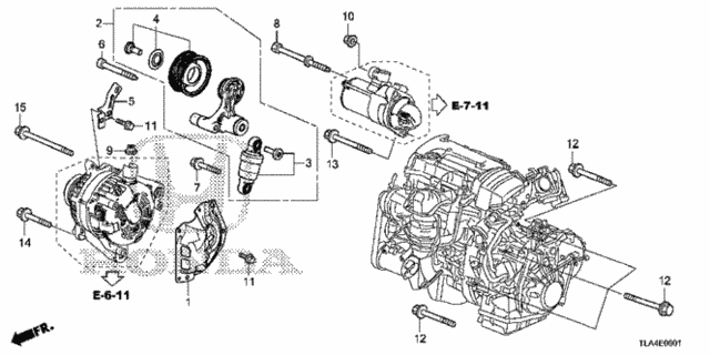 Auto Tensioner (2.4L) for 2019 Honda CR-V #0