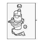 36050678 - Steering: Power Steering Pump for Volvo: C30, C70, S40, V50 Image