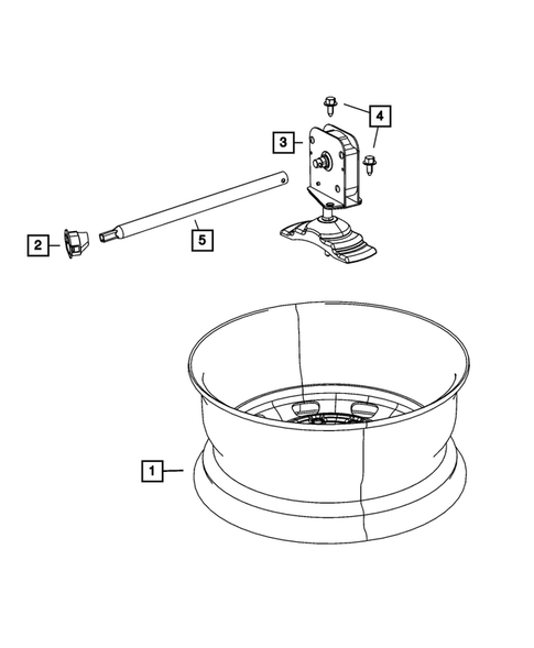 Wheel Spare for 2015 Ram 3500 #0