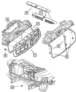5JY10PR4AF - Cooling: Radiator Grille for Mopar Image image