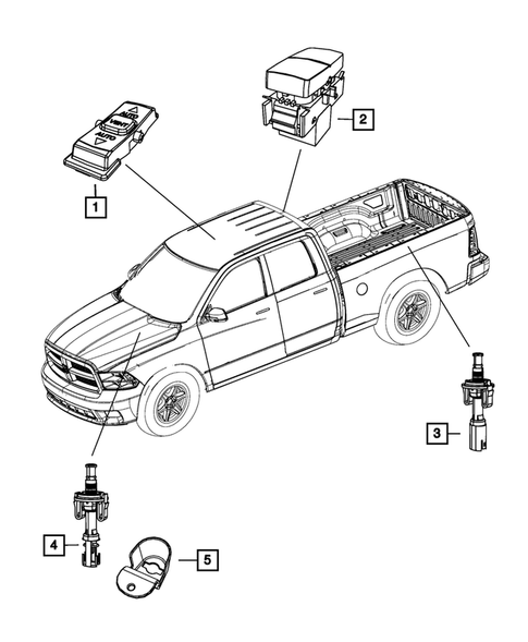 Switches for 2009 Dodge Ram 1500 #6