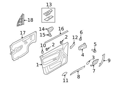 Front Door for 2011 Chevrolet Aveo5 #2