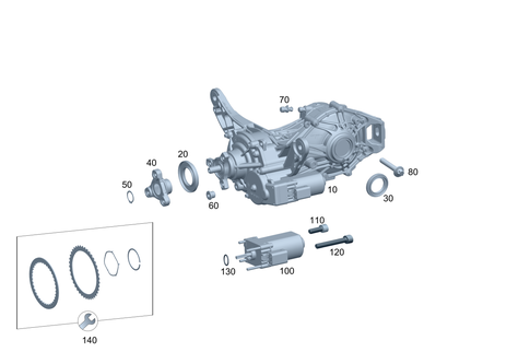 Rear Axle Differential for 2022 Mercedes-Benz GLA35 AMG #0