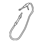 51217297439 - Body: Lock Cable for BMW: 528i, 528i xDrive, 535d, 535d xDrive, 535i, 535i GT, 535i GT xDrive, 535i xDrive, 550i, 550i GT, 550i GT xDrive, 550i xDrive, 640i, 640i Gran Coupe, 640i xDrive, 640i xDrive Gran Coupe, 650i, 650i Gran Coupe, 650i xDrive, 650i xDrive Gran Coupe, 740i, 740Ld xDrive, 740Li, 740Li xDrive, 750i, 750i xDrive, 750Li, 750Li xDrive, 760Li, ActiveHybrid 5, ActiveHybrid 7, M5, M6, M6 Gran Coupe Image