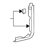 3D78670515B2 - Body: Frame Trim for Volkswagen: Phaeton Image