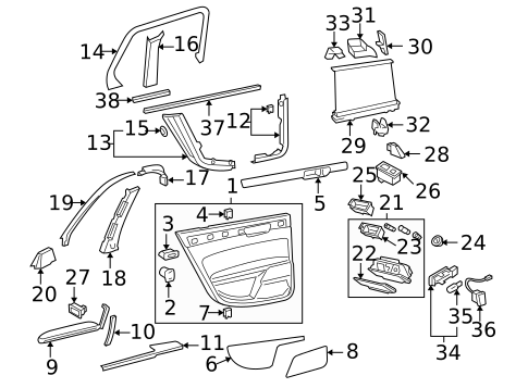 Door for 2006 Volkswagen Phaeton #1
