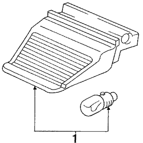 High Mount Lamps for 1992 Honda Accord #1