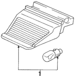 34270SM5A01 - Electrical: High Mount Lamp for Honda: Accord Image