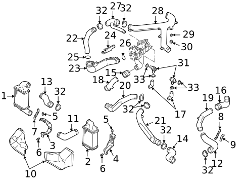 Intercooler for 2001 Audi A4 Quattro #0