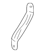 78145914 - Cooling System: Inter-cooler Brace for Audi: A4, A4 Quattro, A6 Quattro, Allroad Quattro, S4 Image