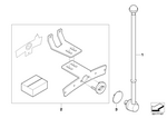 72601878398 - Restraint System and Accessories: Flag Holder for BMW Image
