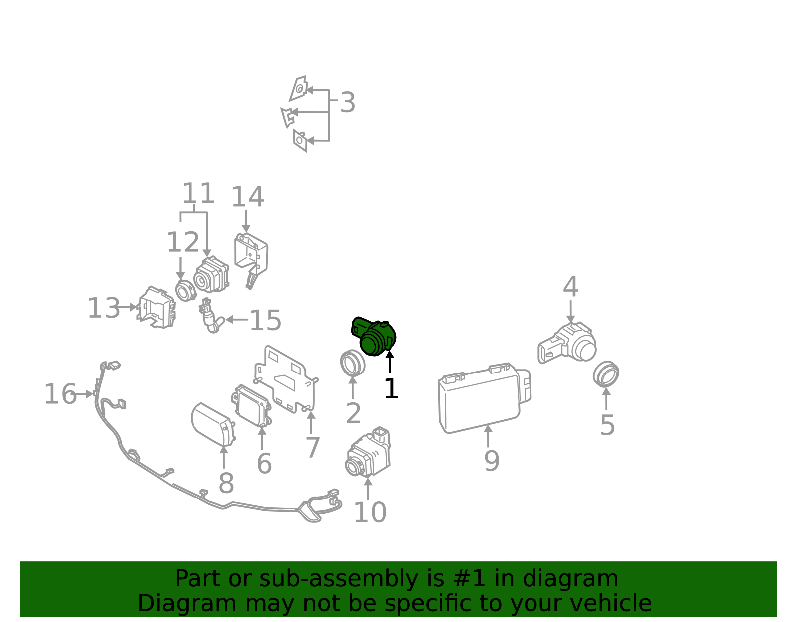 Park Sensor - BMW (66209827027)