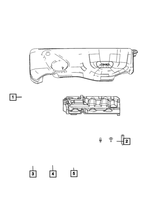 68491180AA - : Engine Cover for Mopar Image