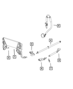 68056857AF - : Power Steering Return Hose, Jumper for Mopar Image